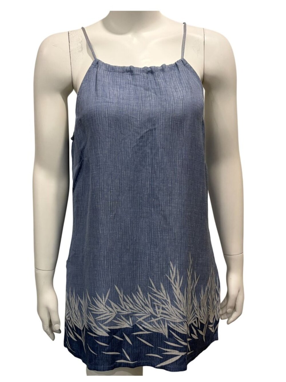 Tommy Bahama Silk Blend Tank Top Womens M Spaghetti Straps Coastal Beachy